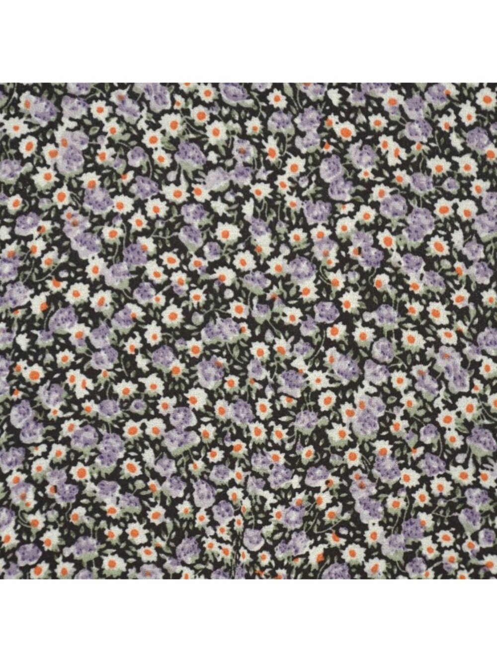 NWT Lulus Size M Evalina Black Micro Dark Floral Mock Neck Midi Dress - Picture 12 of 16
